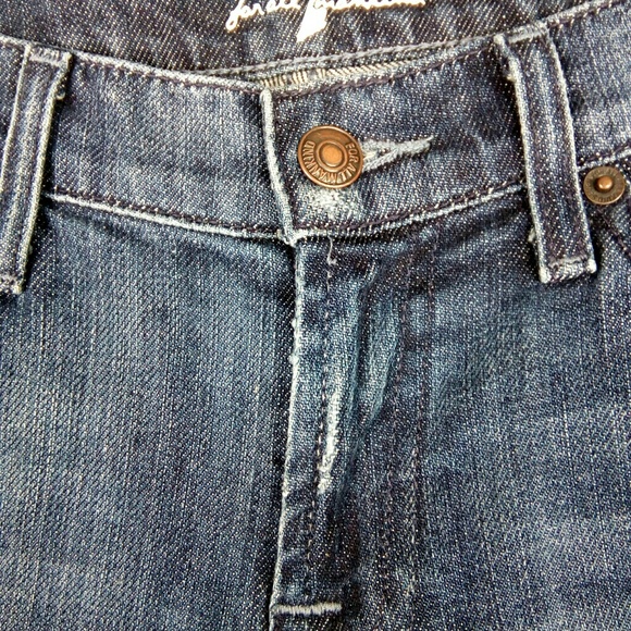 7 for all mankind distressed raw hem denim jeans 28 - Picture 6 of 8